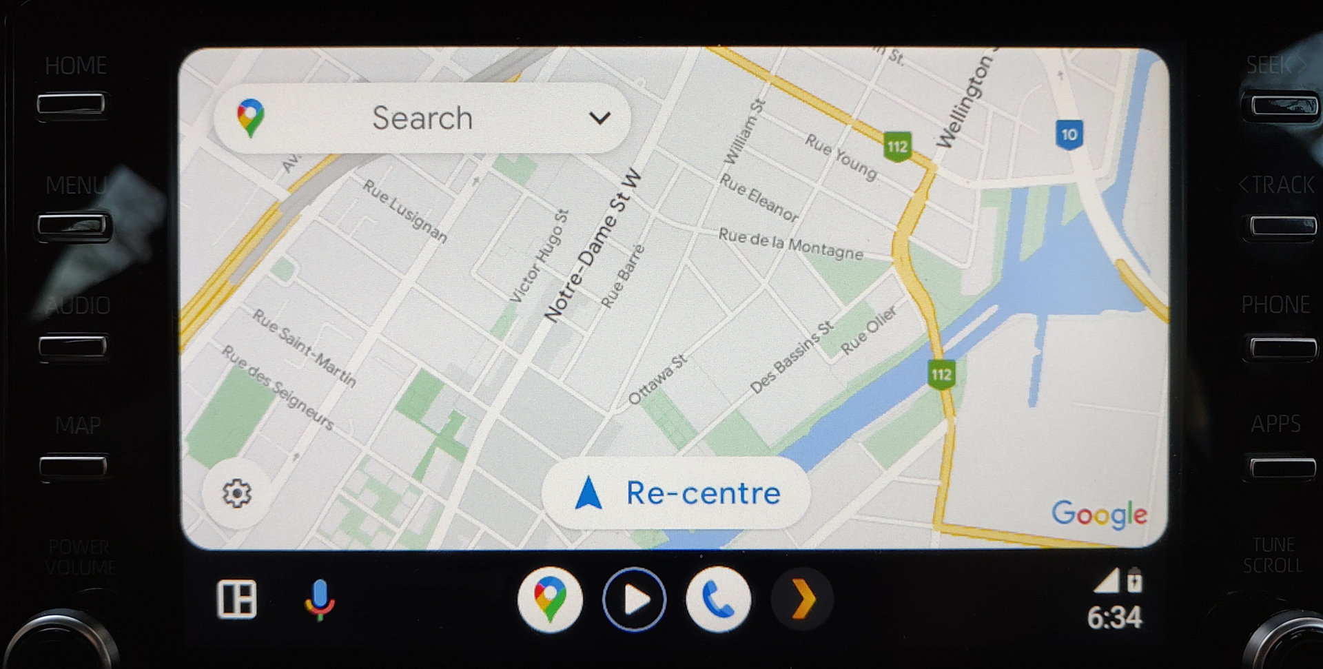Infotainment Google Maps